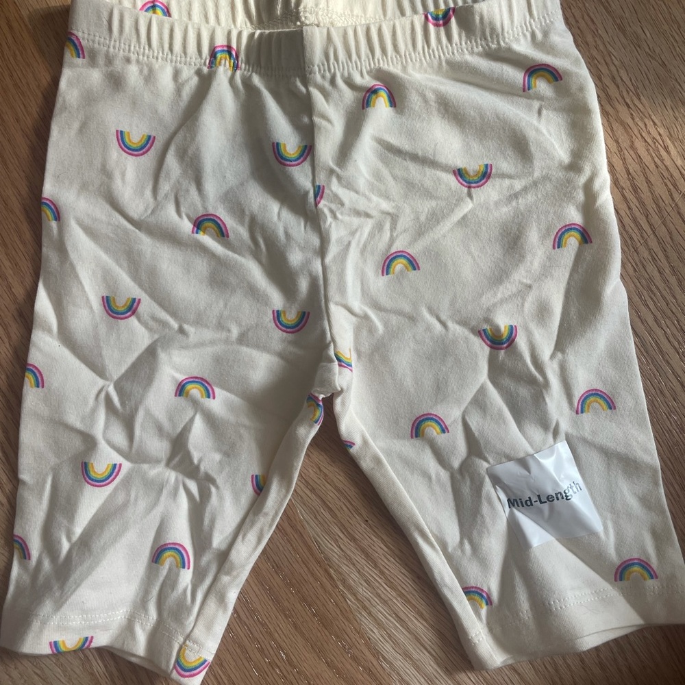 Old Navy Rainbow Print Bike Shorts 4T